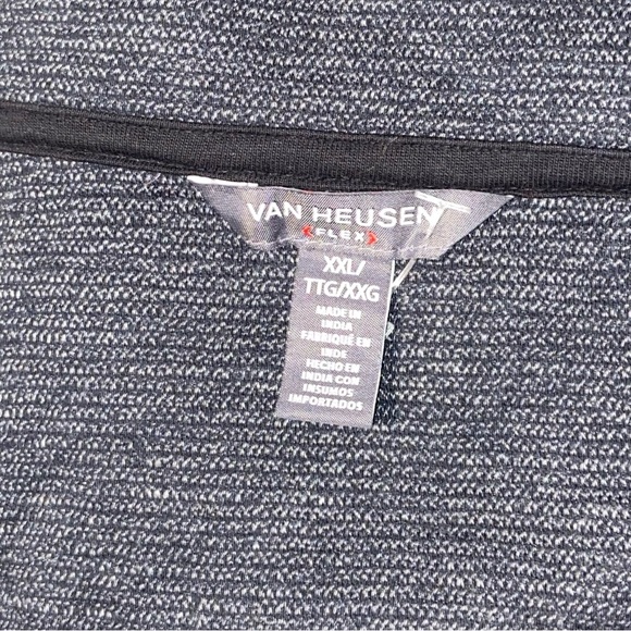 Van Heusen Flex 1/4 Zip Gray Pullover Sweater - Men’s XXL - Picture 8 of 11